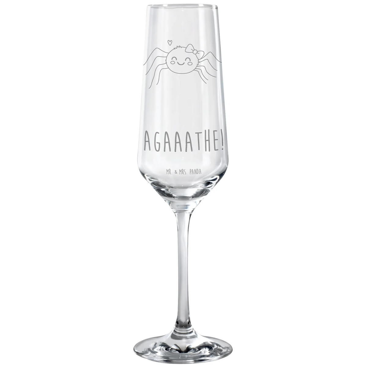 Sektglas Spinne Agathe Freude Geschenkglas, Sektglas mit Gravur, Glas, Kelchglas, Sektflöte, Sektglas graviert, graviertes sektglas, Sektglas, Schaumweinglas, dekorglas, Sektkelch, Champagnerglas, Flute Glas, Proseccoglas, Trinkglas, Spinne Agathe, Spinne, Agathe, Videos, Merchandise, Viral, Trend, Beliebte Spinne, Viraler Hit