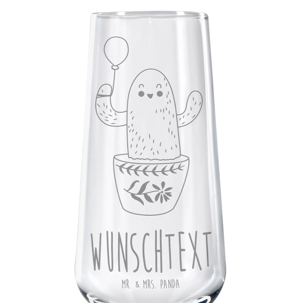 Personalized Sparkling Wine Glass cactus balloon cactus, cactuses, plants, cactus plant, small green cactus, stress, new start, balloon, education, girlfriend, joy, cacti, office life, boyfriend, exam, office