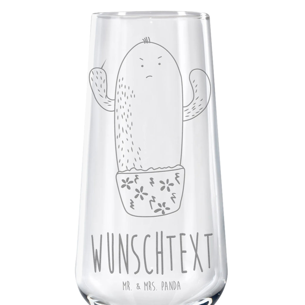 Spersonalizowany kieliszek do szampana Kaktus gniew Kaktus, Kaktusy