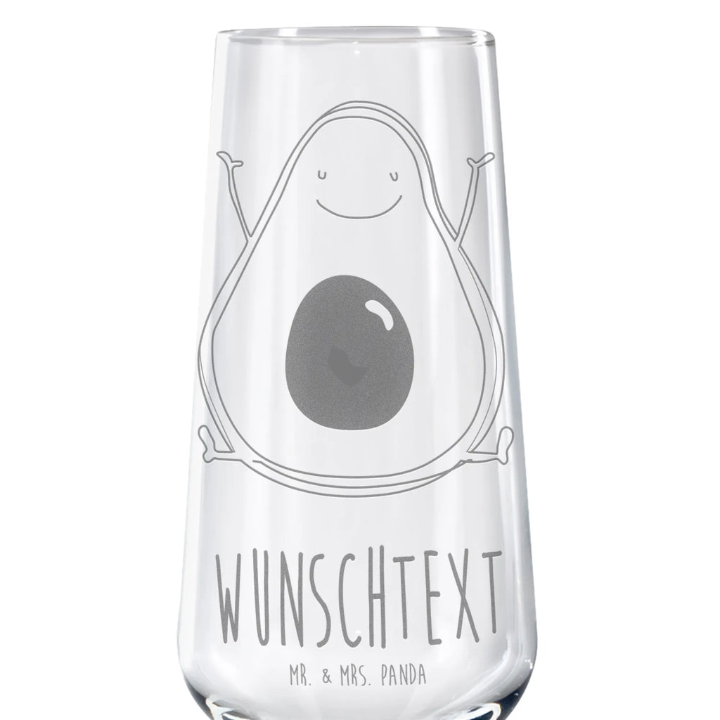 Personalized Sparkling Wine Glass avocado Happy avocado, vegetables, Avocado, chaos