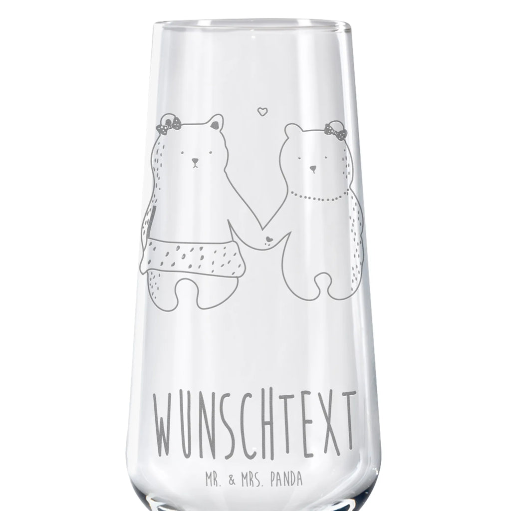 Personalized Sparkling Wine Glass bear Girlfriend bear, teddy, teddy bear, cuddly toy, bear girlfriend best friend love proof of love loves buddy buddy