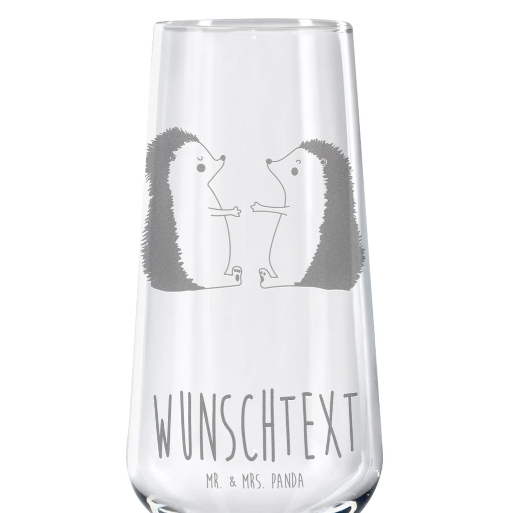 Personalized Sparkling Wine Glass Hedgehogs in love Love, Loving, Two, Together, Marriage, Engagement, Proposal of marriage, Love gift, gift for her, gift for him, anniversary gift, In love, Anniversary, Proof of love, Married, Girlfriend, Hedgehog, Friend, Gift, Wedding anniversary, Engaged, Partner, Wedding