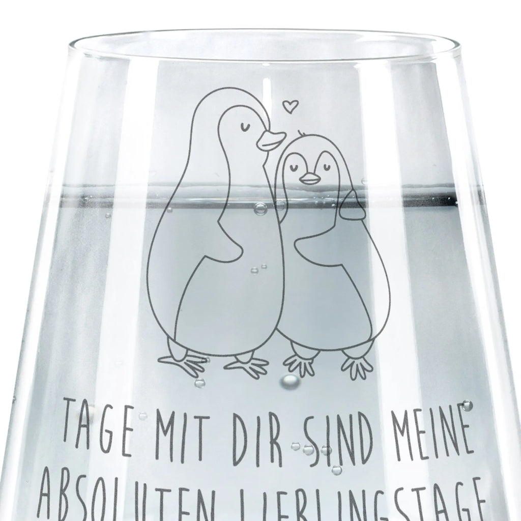 Drinking glass Penguin embrace Penguin, North Pole, Winter, Penguins, penguin, wedding gift, engagement, proof of love, love gift, wedding day, wedding, lovers, anniversary, love