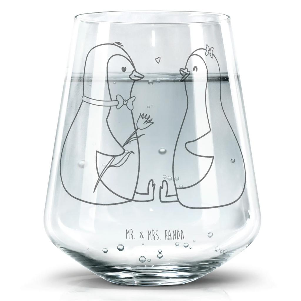 Drinking glass Penguin pair Penguin, North Pole, Winter, Penguins, wedding gift, wedding, penguins, penguin, love gift, engagement, anniversary, great love, dream couple, lovers, wedding day, proof of love, love
