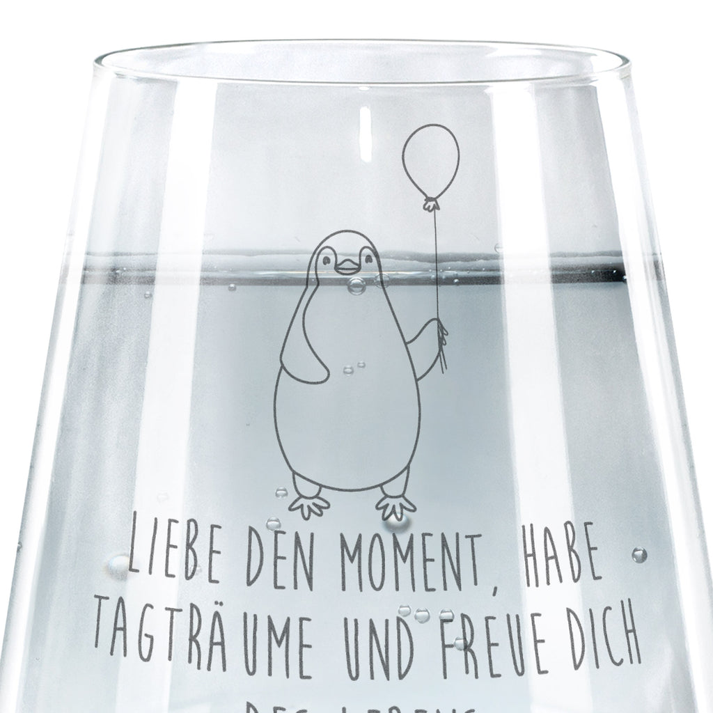 Trinkglas Pinguin Luftballon Trinkglas, Trinkglas mit Gravur, Wasserglas, Spülmaschinenfeste Trinkglser, Pinguin, Pinguine, Luftballon, Tagträume, Lebenslust, Geschenk Freundin, Geschenkidee, beste Freundin, Motivation, Neustart, neues Leben, Liebe, Glück