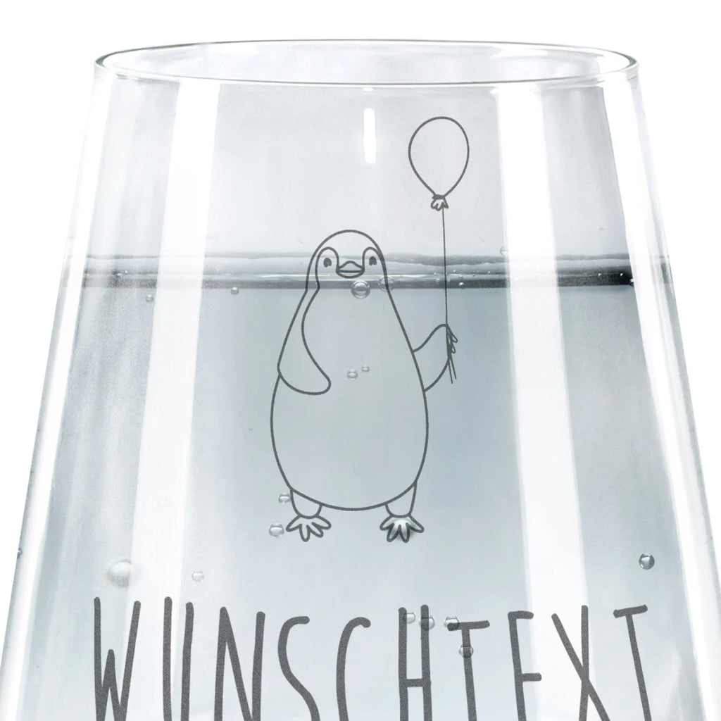 Personalized Drinking Glass Penguin balloon Penguin, North Pole, Winter, Penguins, motivation, love, penguins, best friend, love of life, gift idea, balloon, new start, new life, gift girlfriend, daydreams, happiness