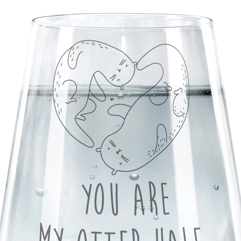 Drinking glass otter Heart otter, marten, sea otter, European otter, water mammal, aquatic animal, baby otter, predator, water, otter gifts, animal lover, gift ideas for animal lovers, animal, mammal, water animal, gifts for people in love, love, wedding day, proof of love, better half, love gift, anniversary, love you, heart, engagement, life together