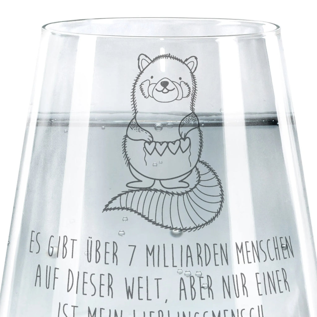 Drinking glass red panda small animals, cute, funny, cute animal motives, hand drawn, small world, funny sayings, good mood, happy, gifts, gift ideas, special gifts, animal lover, card, love, red, heart, Panda, favourite person, darling