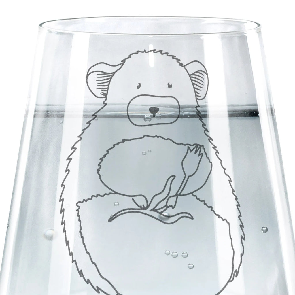 Drinking glass chinchilla flower small animals, cute, funny, cute animal motives, hand drawn, small world, funny sayings, good mood, happy, gifts, gift ideas, special gifts, animal lover, card, heartache, depression, office, grief, being sad, chinchilla, chaos, office life, chinchillas, happiness
