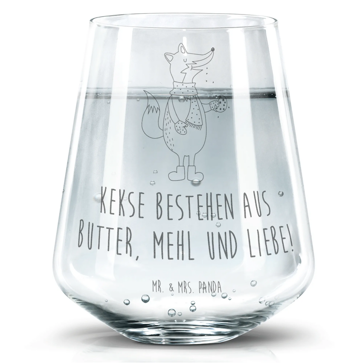 Trinkglas Fuchs Keks Trinkglas, Limonadenglas, Wasserbecher, Dekoglas, Tumbler Glas, Allzweckglas, getränkebecher, Trinkgefäß, Saftglas, Becherglas, Glasbecher, Wasserglas, Glas, Geschenkglas, Panda Glas, Designglas, Fuchs, Backen Spruch, Füchse, Plätzchen, Weihnachtszeit, Kekse, Winter, Küche Deko, Liebe