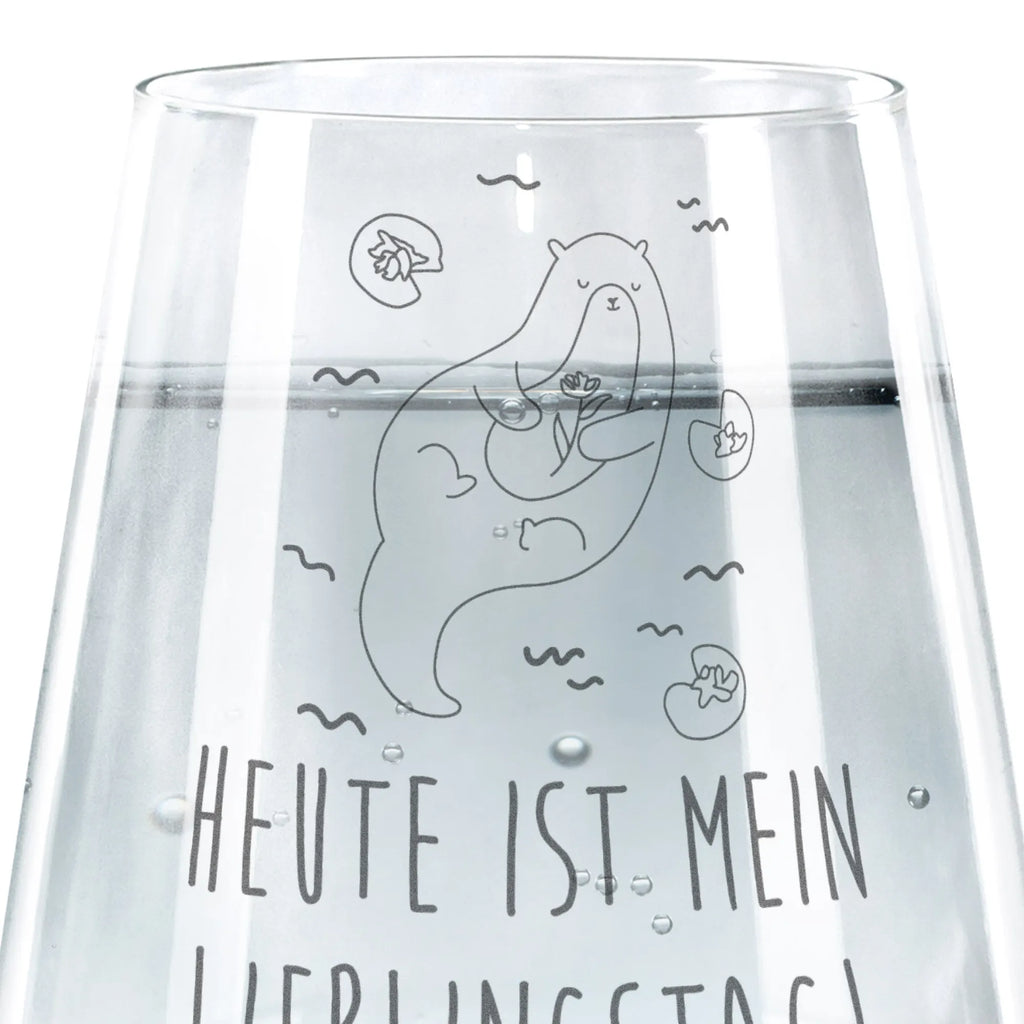 Drinking glass otter Water Lily otter, marten, sea otter, European otter, water mammal, aquatic animal, baby otter, predator, water, otter gifts, animal lover, gift ideas for animal lovers, animal, mammal, water animal, gifts for people in love