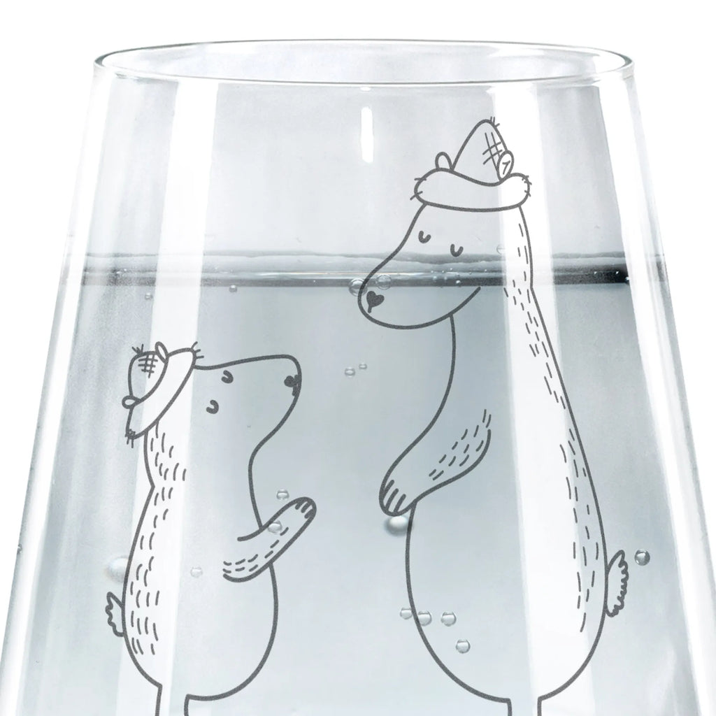 Drinking glass Bears with hats Family, Father's Day, Mother's Day, brother, sister, Mom, Dad, favourite person, son, bear, dad, father, daddy, children, father-son, family, sons, child, father's day, role model