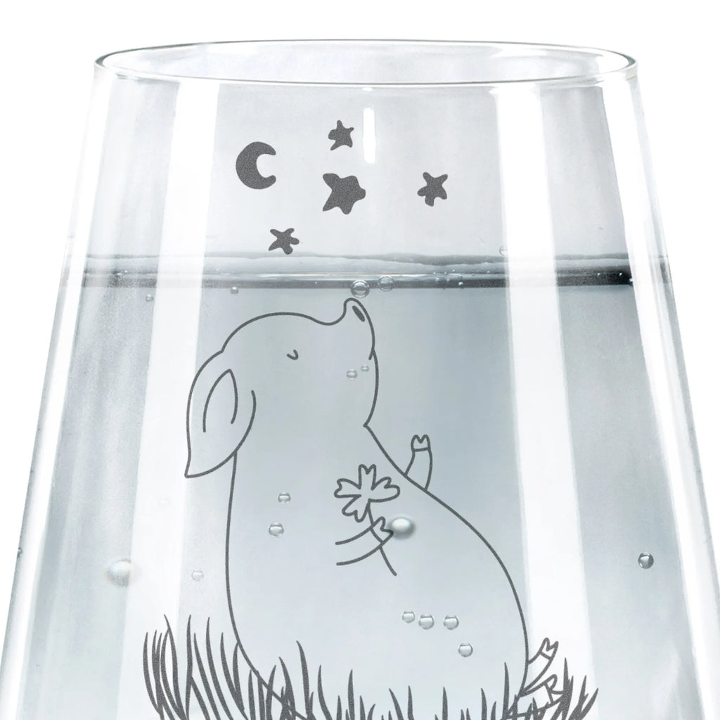 Drinking glass Pig Luck small animals, cute, funny, cute animal motives, hand drawn, small world, funny sayings, good mood, happy, gifts, gift ideas, special gifts, animal lover, card, lucky charm, goals, dreams, piglet, pig, Lucky bastard. Luck, stars, motivation, asterisks