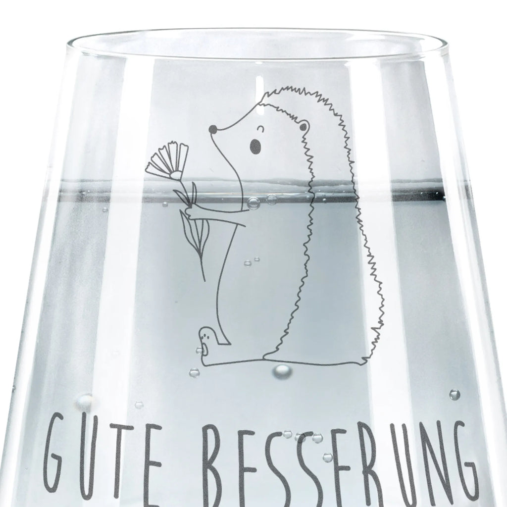 Drinking glass Hedgehog Flower small animals, cute, funny, cute animal motives, hand drawn, small world, funny sayings, good mood, happy, gifts, gift ideas, special gifts, animal lover, card, illness, get well soon, sick, visit, hedgehog, hospital, recovery wishes