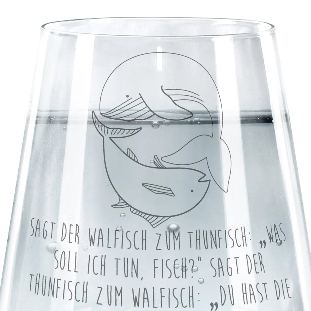 Drinking glass whale tuna small animals, cute, funny, cute animal motives, hand drawn, small world, funny sayings, good mood, happy, gifts, gift ideas, special gifts, animal lover, card, joke, choice, whale, saying of the day, saying funny, flat joke gift, tuna, word joke funny, flat joke