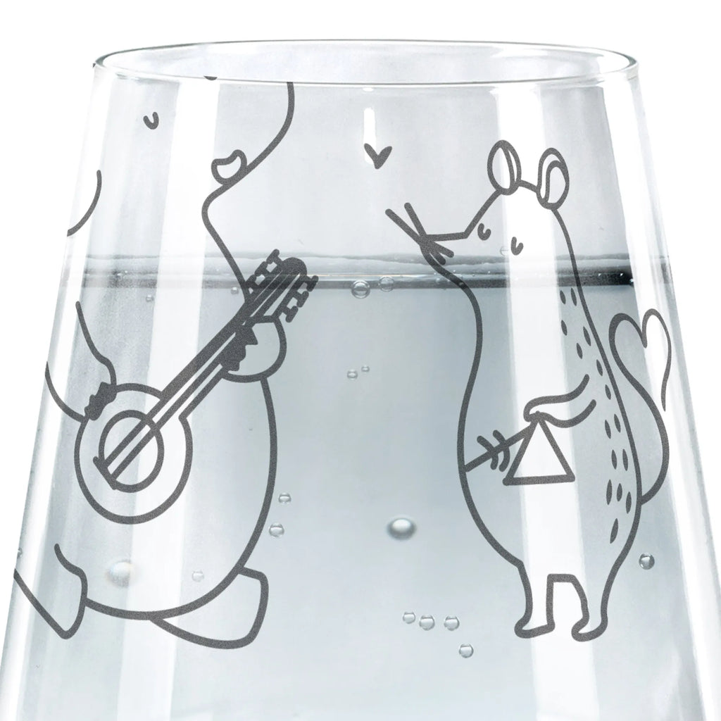 Drinking glass Big tape small animals, cute, funny, cute animal motives, hand drawn, small world, funny sayings, good mood, happy, gifts, gift ideas, special gifts, animal lover, card, band, penguin, mouse, music, dog, elephant, triangle, dolphin, musicians, guitar