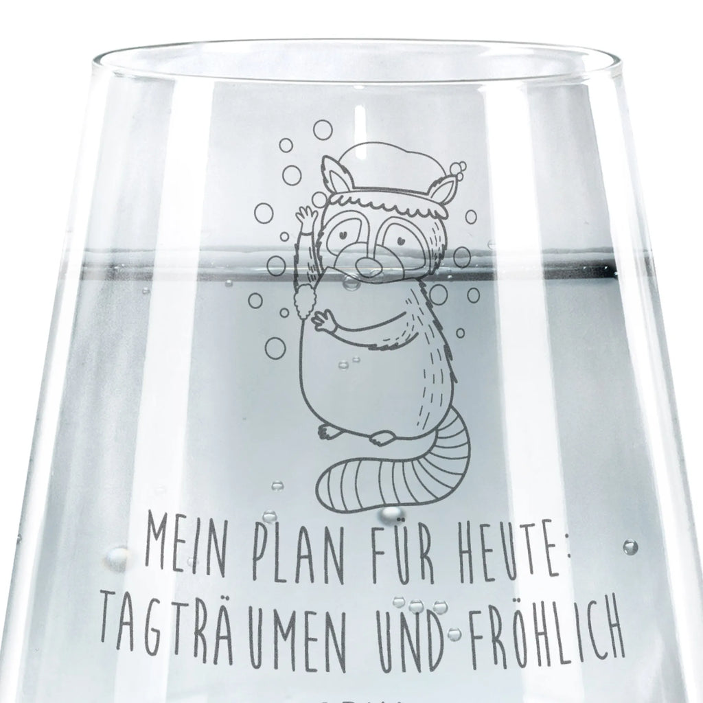 Drinking glass Raccoon small animals, cute, funny, cute animal motives, hand drawn, small world, funny sayings, good mood, happy, gifts, gift ideas, special gifts, animal lover, card, plan, soap bubbles, daydreaming, raccoon, wash