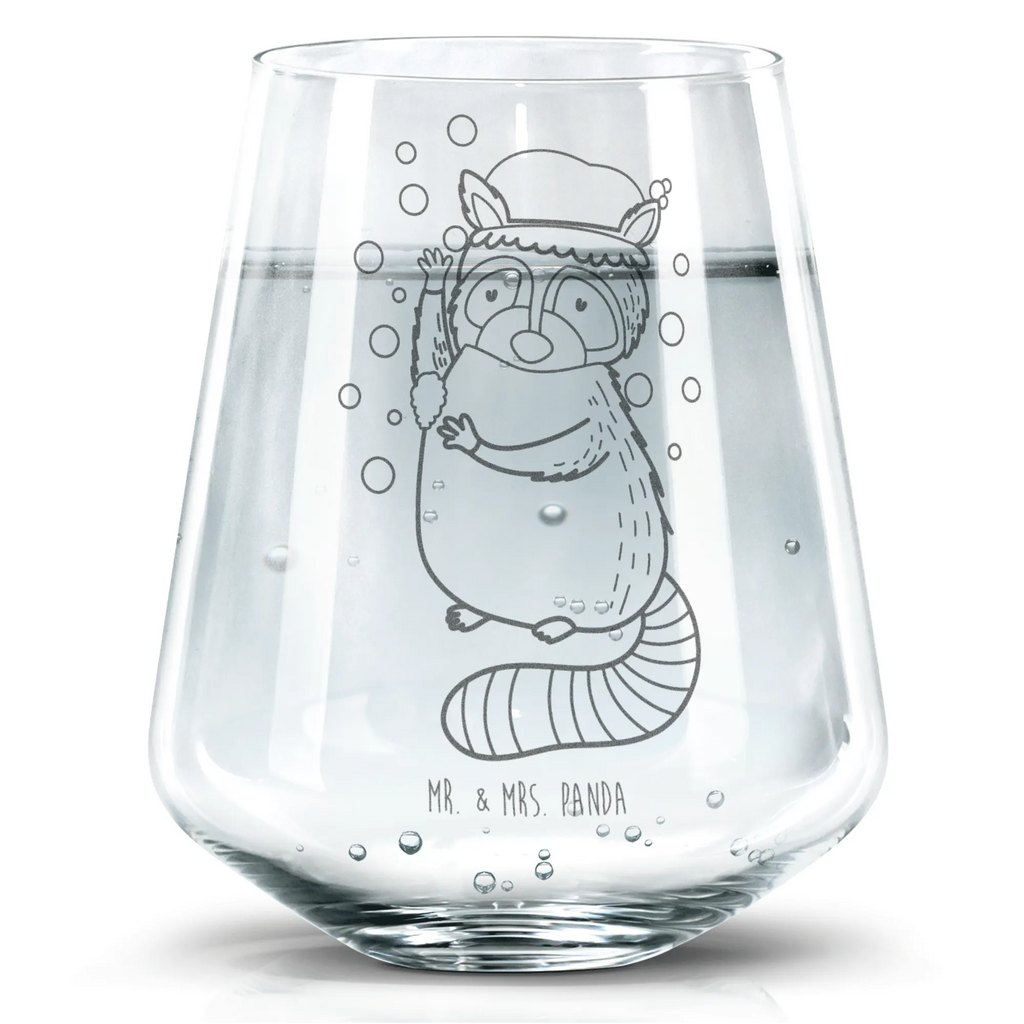 Drinking glass Raccoon small animals, cute, funny, cute animal motives, hand drawn, small world, funny sayings, good mood, happy, gifts, gift ideas, special gifts, animal lover, card, plan, soap bubbles, daydreaming, raccoon, wash