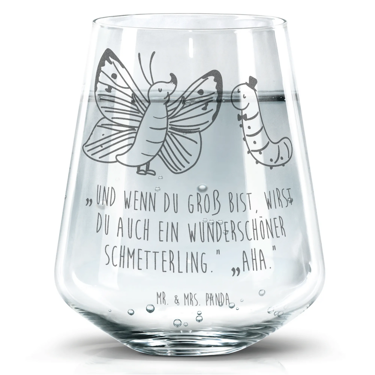 Trinkglas Raupe Schmetterling Glas, getränkebecher, Limonadenglas, Panda Glas, Dekoglas, Allzweckglas, Saftglas, Geschenkglas, Wasserbecher, Trinkgefäß, Tumbler Glas, Wasserglas, Designglas, Becherglas, Glasbecher, Trinkglas, Lustige Sprüche, Tiere, Tiermotive, Gute Laune, Hut, Schmetterling, Kokon, Schönheit, Aufwachsen, Entwicklung, Erwachsen Werden, Hütchen, Zitronenfalter, Raupe