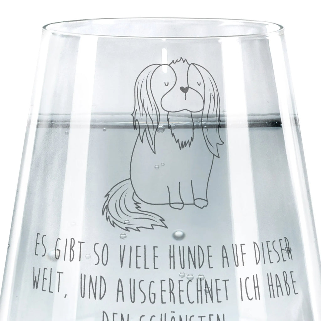 Drinking glass Dog Cavalier King Charles Spaniel dog, mutt, hound, woof, dog mama, dog breed, love dogs, love for dogs, dog decorative items, bag with dog print, funny gifts for dog owners, what do you give a dog lover, Christmas gifts for dogs, gifts for dogs, dog sayings, Sayings, Dog, most beautiful dog, Cocker Spaniel, Spaniel, Cavalier King Charles Spaniel