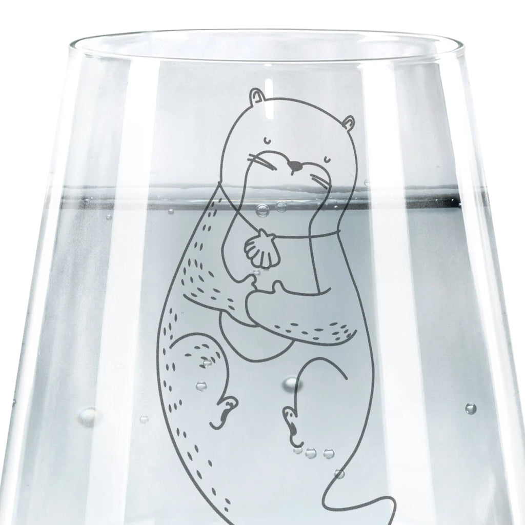 Drinking glass otter shell otter, marten, sea otter, European otter, water mammal, aquatic animal, baby otter, predator, water, otter gifts, animal lover, gift ideas for animal lovers, animal, mammal, water animal, gifts for people in love, dreaming, office, daydreaming, motivation, otter love, brooding