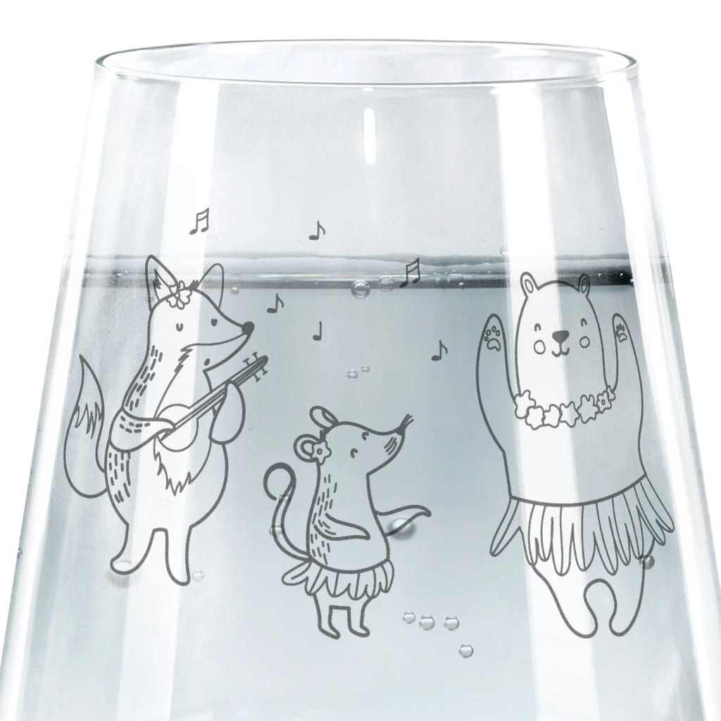 Drinking glass forest animals Aloha small animals, cute, funny, cute animal motives, hand drawn, small world, funny sayings, good mood, happy, gifts, gift ideas, special gifts, animal lover, card, rabbit, forest, dancing, music, life, hedgehog, aloha, bear, laughter, forest animals