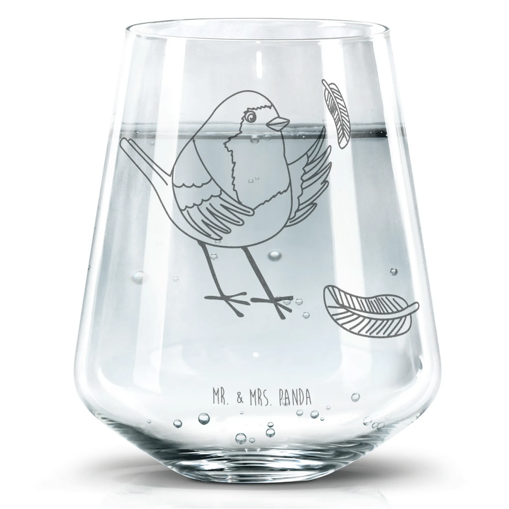 Drinking glass robin feathers small animals, cute, funny, cute animal motives, hand drawn, small world, funny sayings, good mood, happy, gifts, gift ideas, special gifts, animal lover, card, What if i fall, bird, motivation slogans, flying, motivation pictures, robin, slogan motivation, slogan courage