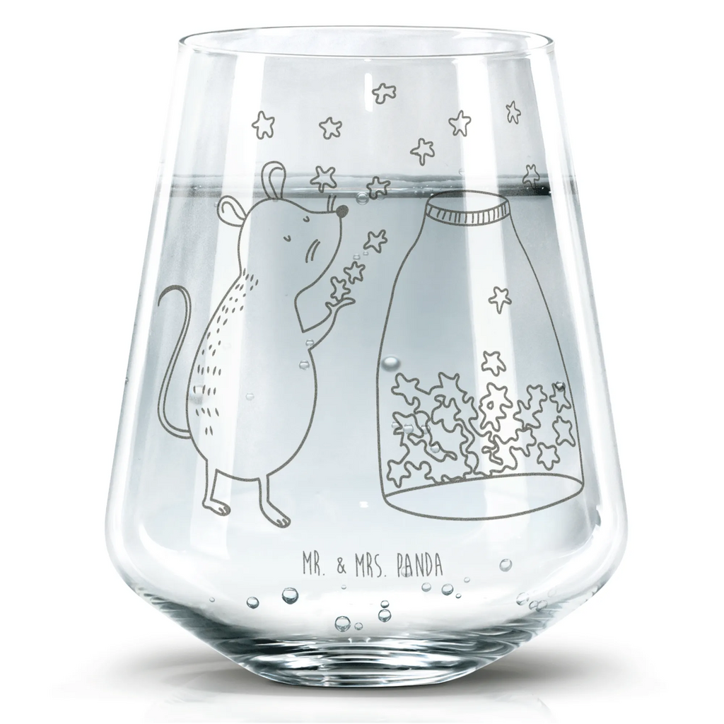 Drinking glass Mouse Stars small animals, cute, funny, cute animal motives, hand drawn, small world, funny sayings, good mood, happy, gifts, gift ideas, special gifts, animal lover, card, first child, baptism gift, baptism, dreams, birthday, wish, child birthday, Mouse, hope, child, stars, birth, pregnancy