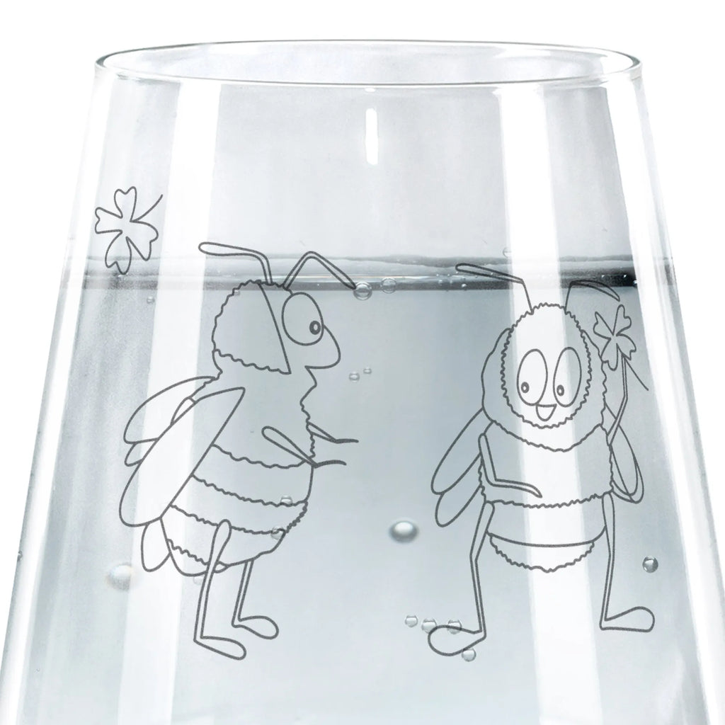 Drinking glass bumblebees shamrock small animals, cute, funny, cute animal motives, hand drawn, small world, funny sayings, good mood, happy, gifts, gift ideas, special gifts, animal lover, card, saying positive, become happy, bee decoration, bumblebee, bee, be happy, saying beautiful, saying happy