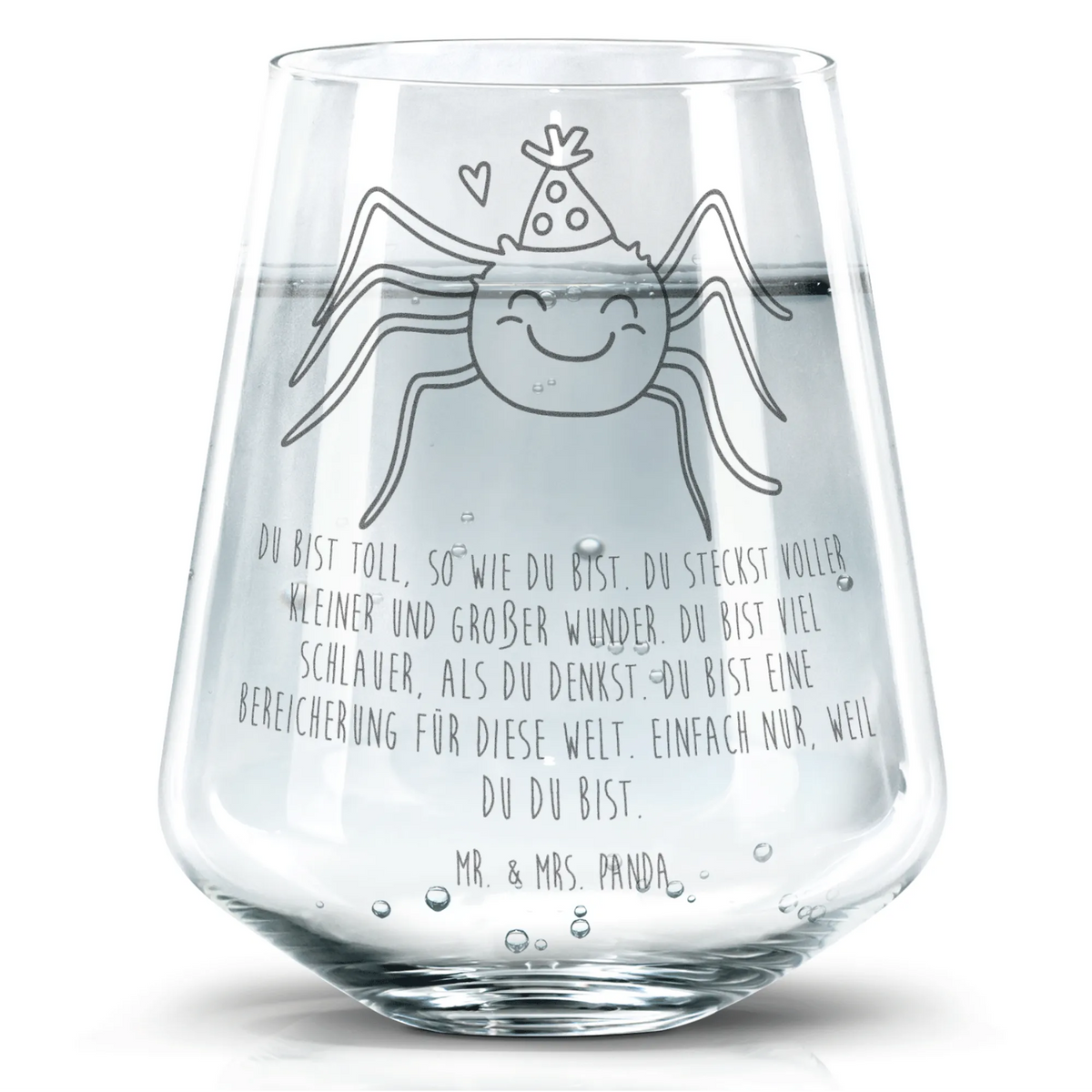 Trinkglas Spinne Agathe Party Glas, Glasbecher, Geschenkglas, Designglas, Panda Glas, Saftglas, Becherglas, Allzweckglas, getränkebecher, Trinkglas, Limonadenglas, Tumbler Glas, Trinkgefäß, Wasserbecher, Wasserglas, Dekoglas, Spinne Agathe, Spinne, Agathe, Videos, Merchandise, Glück, Selbstliebe, Motivation, Wunder