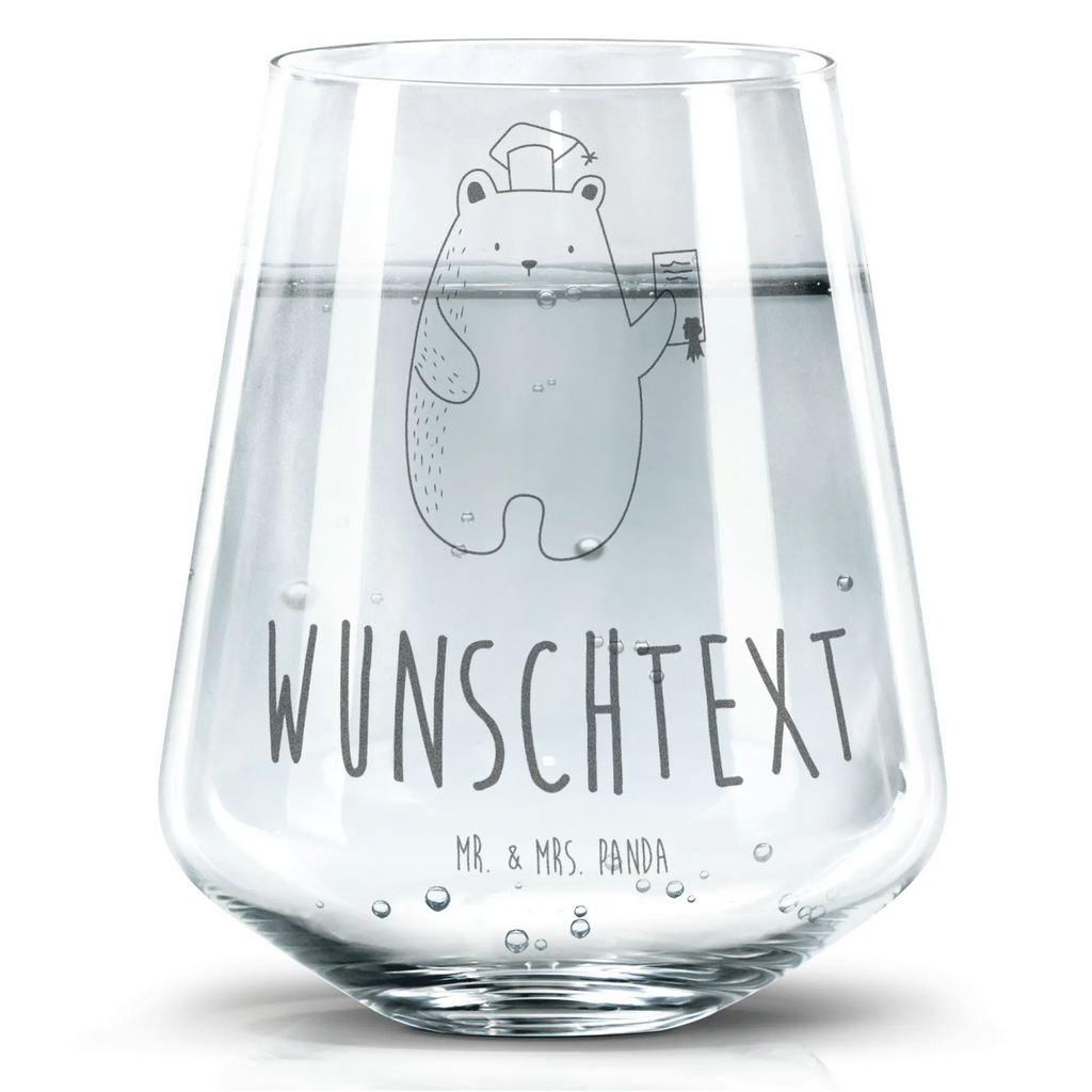 Spersonalizowana szklanka do picia Niedźwiedź Egzamin Niedźwiedź, Miś, Pluszowy miś