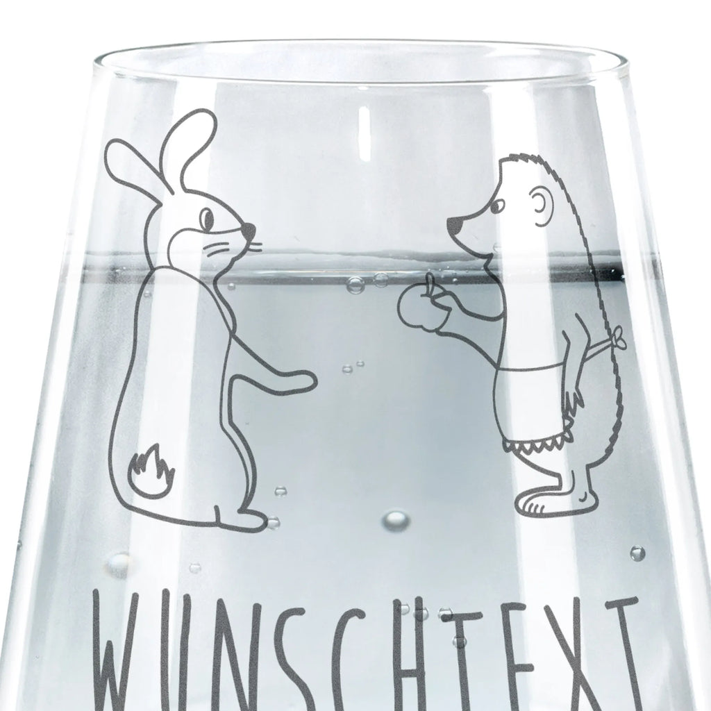 Personalized Drinking Glass Hare Hedgehog small animals, cute, funny, cute animal motives, hand drawn, small world, funny sayings, good mood, happy, gifts, gift ideas, special gifts, animal lover, card, love saying, heartache, romantic saying, Hedgehog, hare, lovesickness gift, consolation, Hedgehog and hare, pain of separation