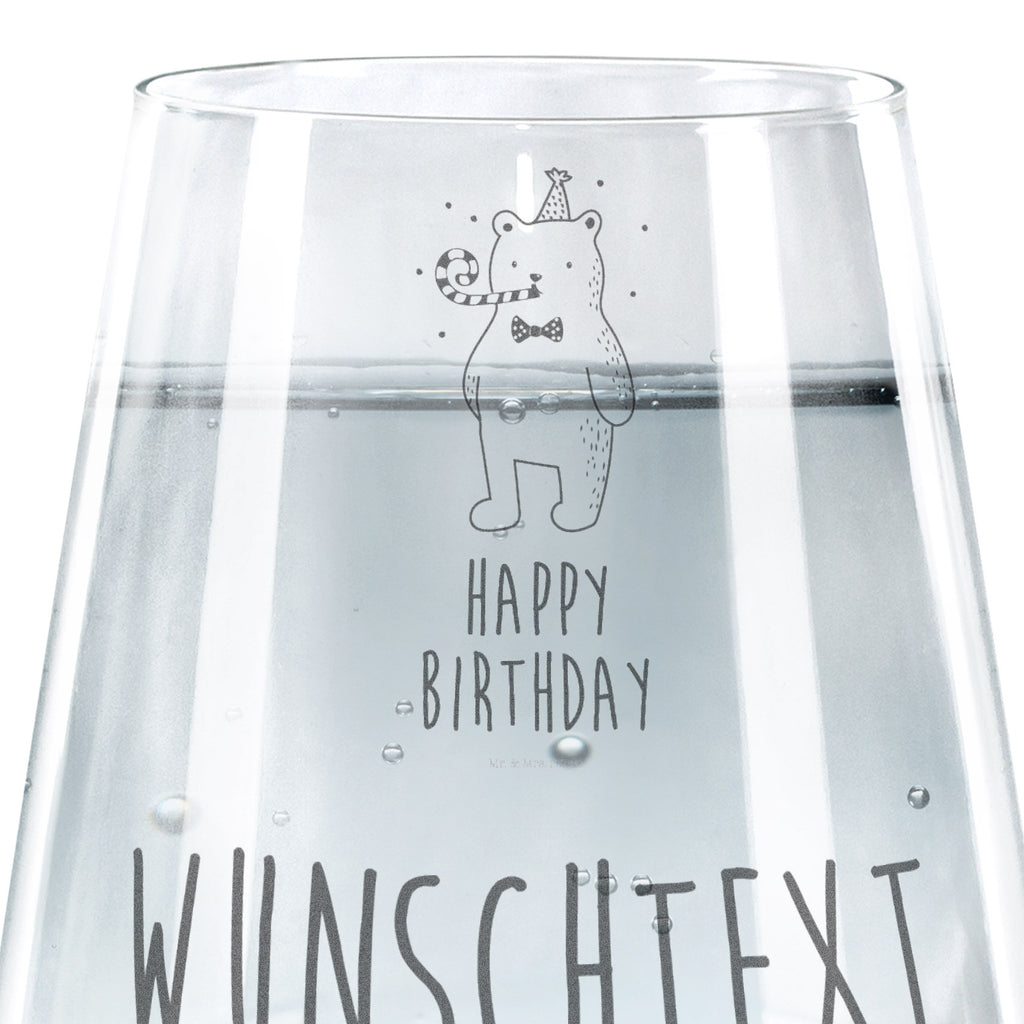Personalisiertes Trinkglas Bär Geburtstag Trinkglas, Trinkglas mit Gravur, Wasserglas, Spülmaschinenfeste Trinkglser, Bär, Teddy, Teddybär, Happy Birthday, Alles Gute, Glückwunsch, Geburtstag
