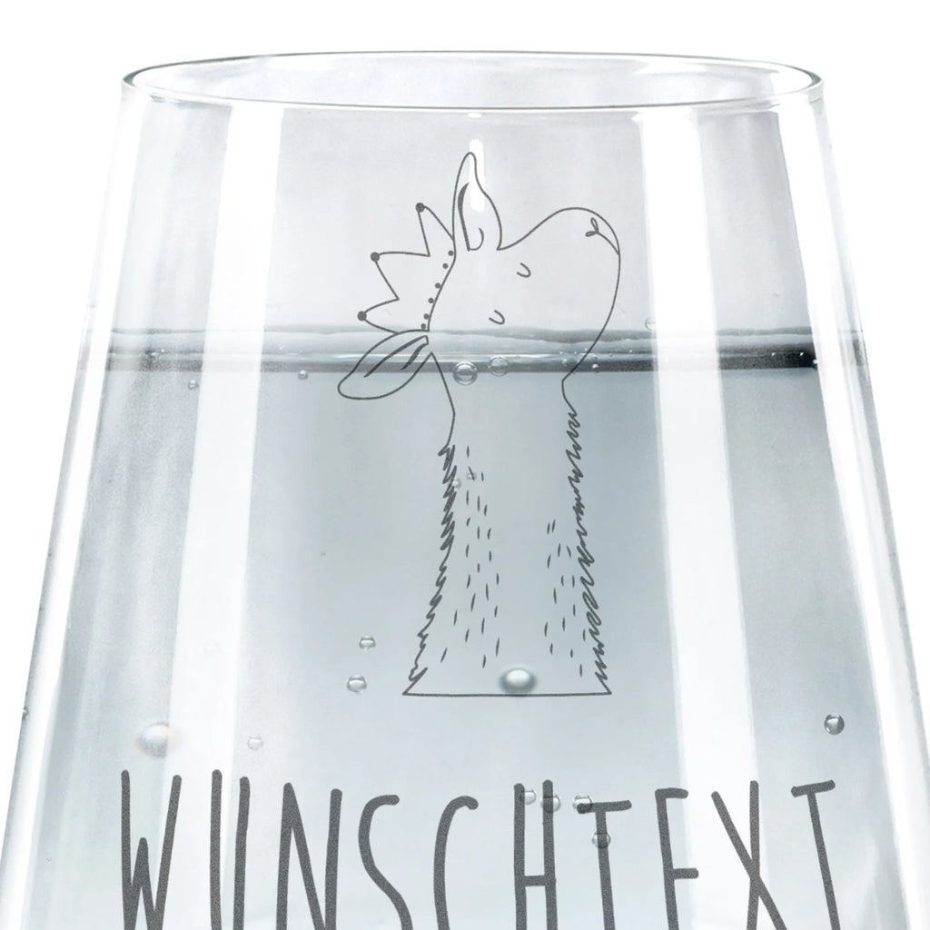 Personalized Drinking Glass llama head king Llama, llama, alpaca, trendy animal, king, boss, queen, office colleague, colleague, dad, lama, mum, supervisor, girlfriend, high school graduation, lamas