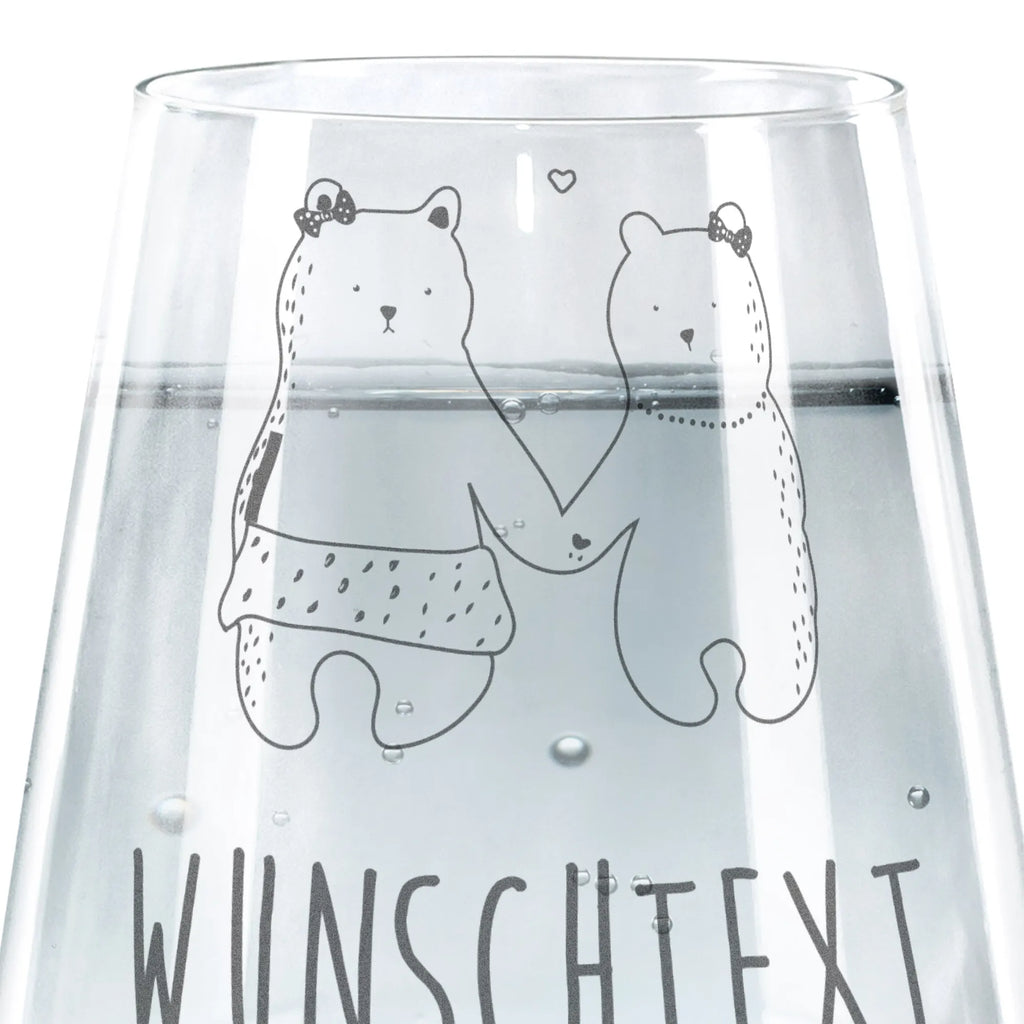 Personalized Drinking Glass bear Girlfriend bear, teddy, teddy bear, cuddly toy, bear girlfriend best friend love proof of love loves buddy buddy