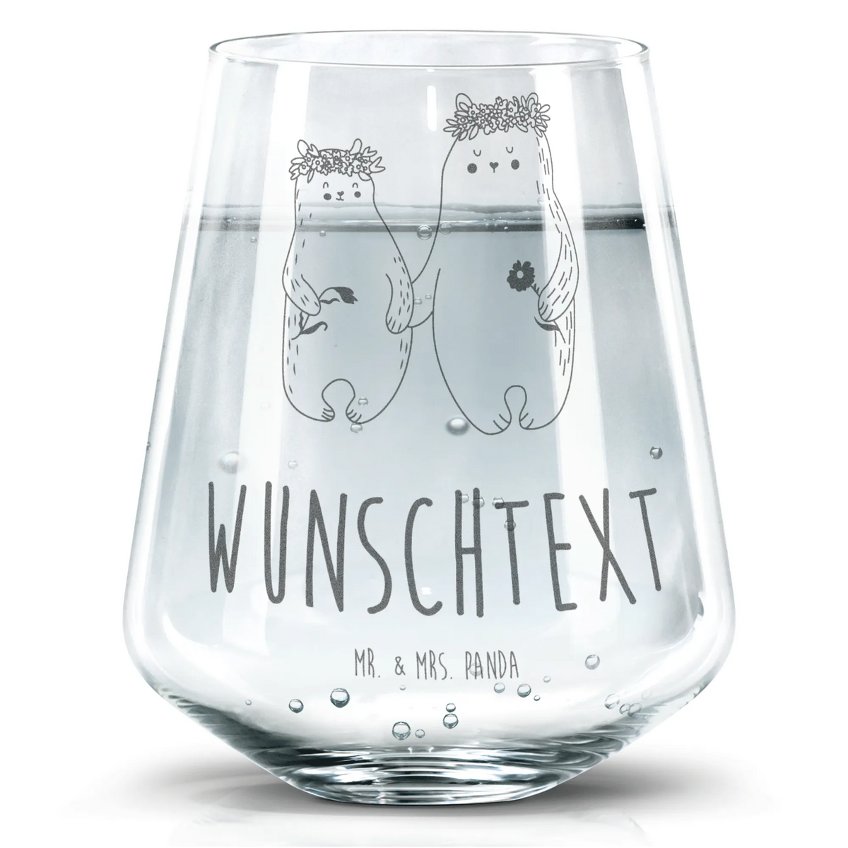 Personalized Drinking Glass Bears with flower crown Family, Father's Day, Mother's Day, brother, sister, Mom, Dad, Bear, favorite person, best mommy, daughters, child, family, bears, mommy, children, role model, daughter, world best mommy, mom, gift mommy. mother's day, favorite mommy