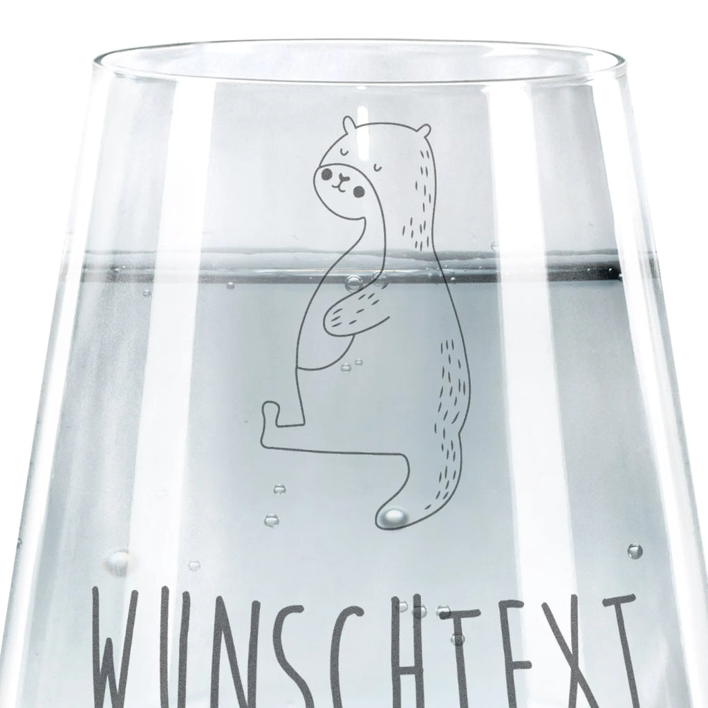Personalized Drinking Glass otter Belly otter, marten, sea otter, European otter, water mammal, aquatic animal, baby otter, predator, water, otter gifts, animal lover, gift ideas for animal lovers, animal, mammal, water animal, gifts for people in love, Otter Sea Otter Lake Otter