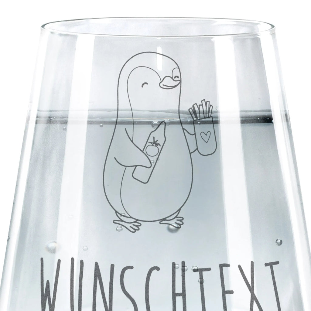 Personalized Drinking Glass penguin French fries Love, Loving, Two, Together, Marriage, Engagement, Proposal of marriage, Love gift, gift for her, gift for him, anniversary gift, Valentine&#39;s Day Gift for Women Love Gift Anniversary Wedding Anniversary Party Favor Gift for Girlfriend Gift for Partner Boyfriend Gift Token of Love for Men for Husband