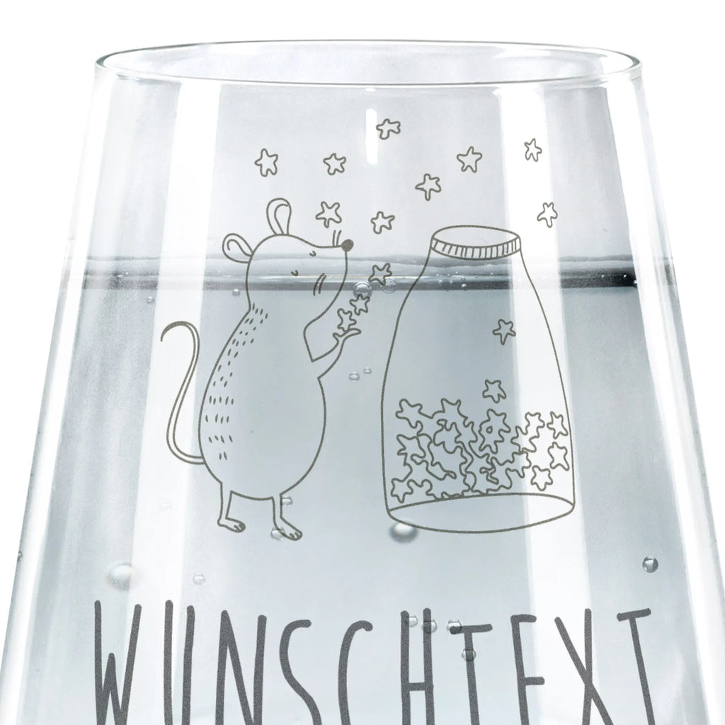 Personalized Drinking Glass Mouse Stars small animals, cute, funny, cute animal motives, hand drawn, small world, funny sayings, good mood, happy, gifts, gift ideas, special gifts, animal lover, card, pregnancy, baptism, stars, first child, dreams, birth, wish, baptism gift, birthday, child birthday, hope, child, Mouse