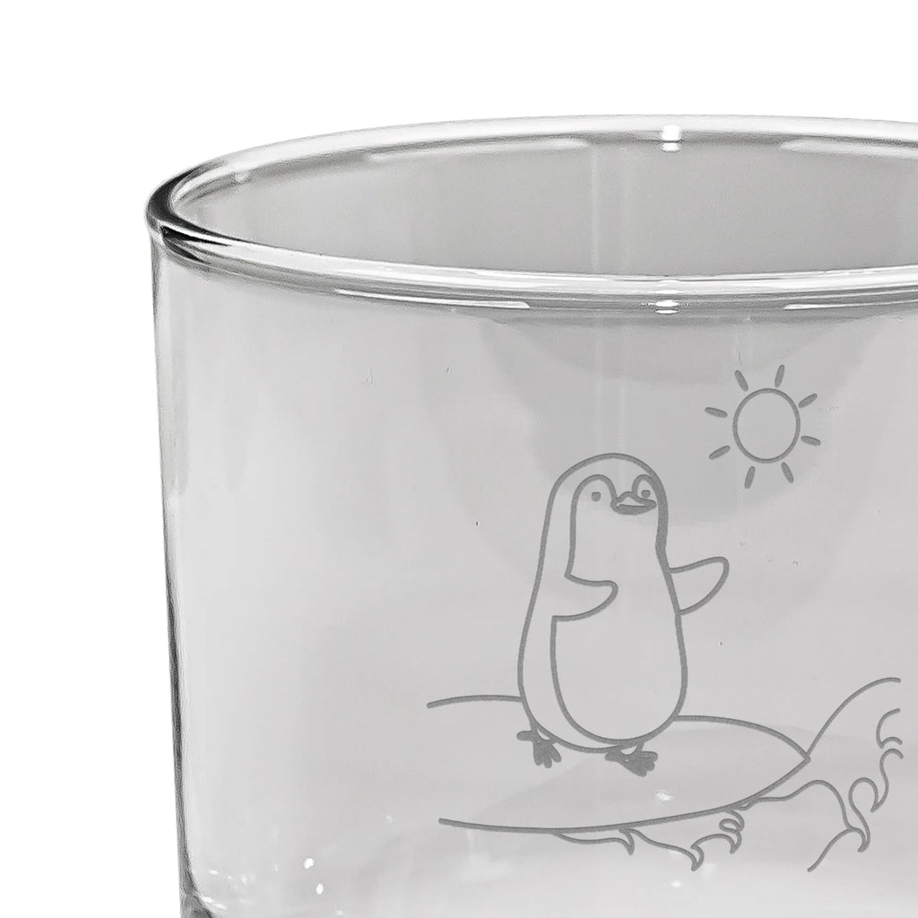 Spersonalizowana szklanka do whisky Pingwin surfista Pinguin