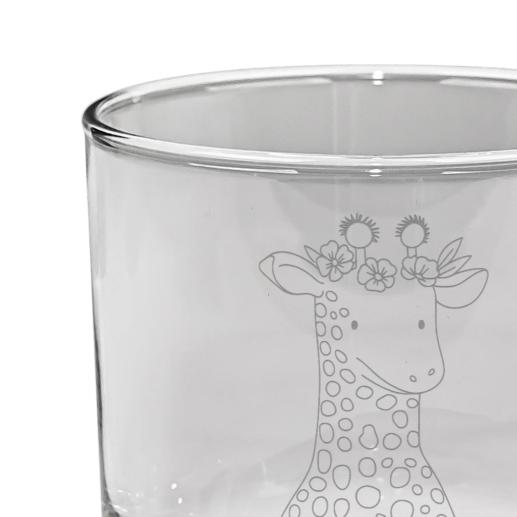 Whiskey Glas Giraffe Blumenkranz Whiskygläser, Edle Whiskygläser, Whiskyglas mit Gravur, Whiskeylgas, Whiskey Glas mit Sprüchen, Whiskeyglas mit Spruch, Whiskey Glas mit Gravur, Gravur Whiskyglas, Whisky Gläser, Whiskey Glas, Whiskey Tumbler, Afrika, Wildtiere, Blumenkranz, Freundin, Abenteurer, Giraffe, Selbstliebe