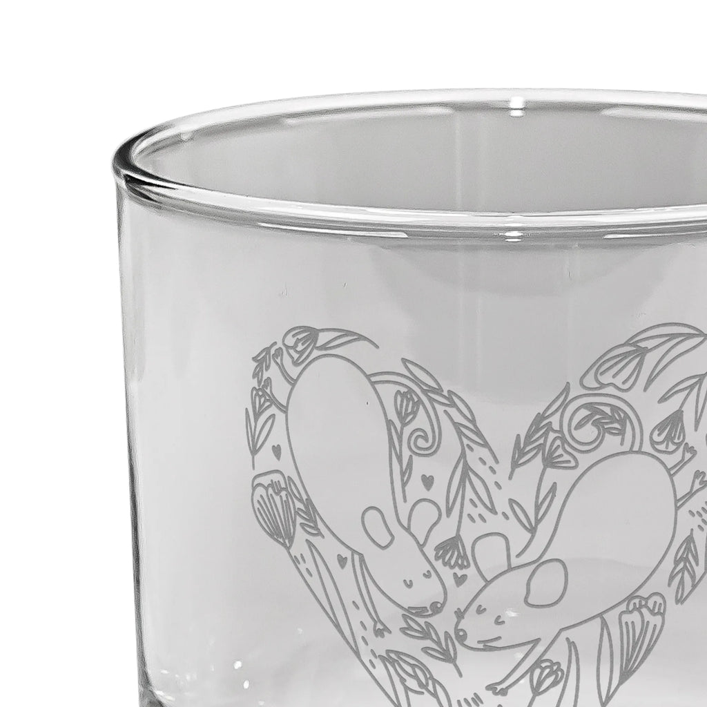 Szklanka do whisky Myszy serce Miłość, partner, przyjaciel, przyjaciółka, mąż, żona, wesele, zaręczyny, prośba o rękę, prezent miłosny, rocznica, dzień ślubu