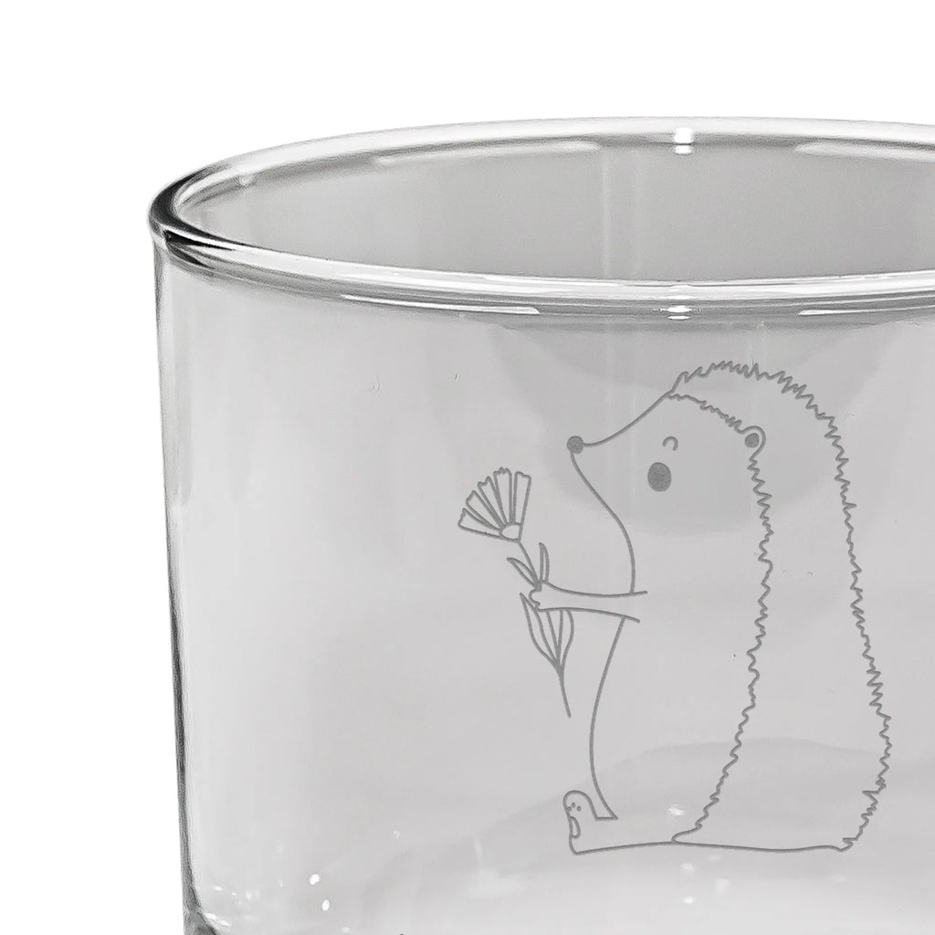 Szklanka do whisky jeż Kwiaty Motywy zwierzęce, dobra energia, zabawne powiedzonka, zwierzęta