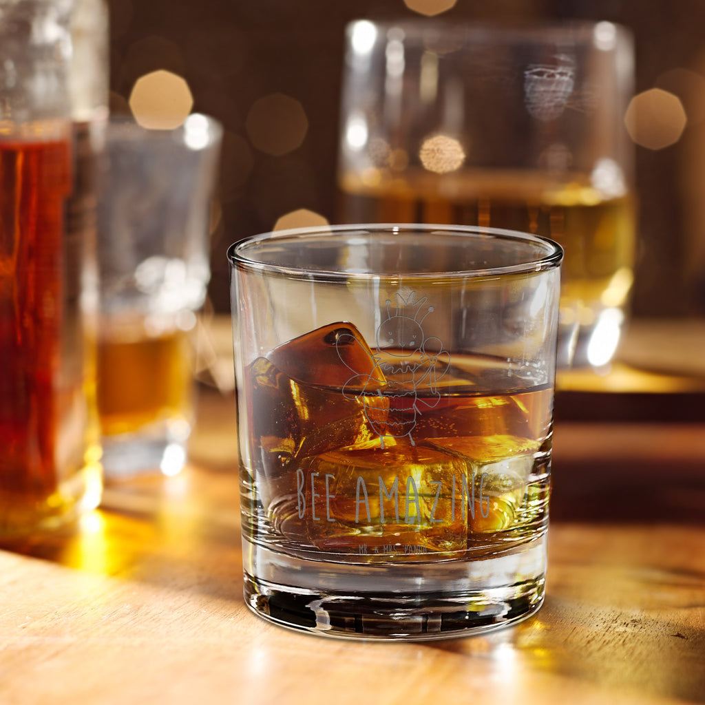 Whiskey Glas Biene König Whiskeylgas, Whiskey Glas, Whiskey Glas mit Gravur, Whiskeyglas mit Spruch, Whiskey Glas mit Sprüchen, Biene, Wespe, Hummel
