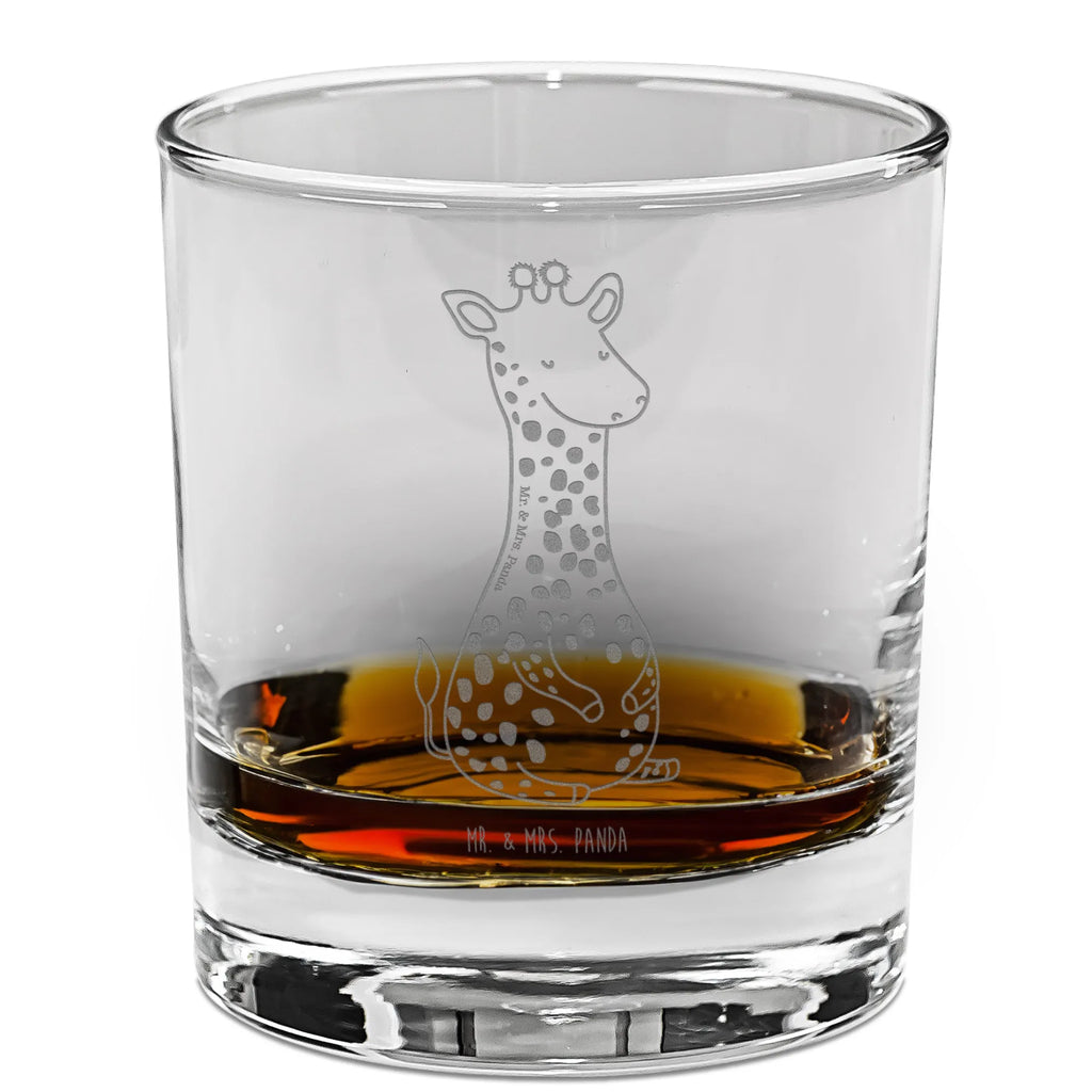 Whiskey Glass giraffe Satisfied Africa, Adventure, Happiness, Giraffe