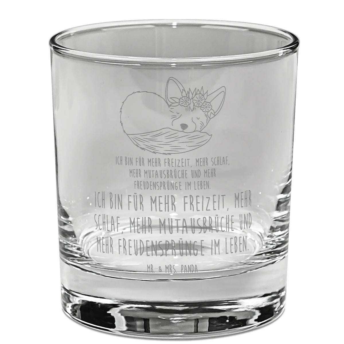 Whiskey Glas Wüstenfuchs Blumen Whisky Tumbler, Whiskeyglas, Lowball Glas, eiswürfelglas, Tumbler, Whisky Becher, Spirituosenglas, Whiskyglas, Whiskey Becher, Rocks Glas, Whiskey Tumbler, Old Fashioned Glas, Scotch Glas, Gravur Whiskyglas, Tumbler Glas, Bourbon Glas, Wildtiere, Afrika, Wüstenfuchs, Blumen, Glücklich, Wüste, Blumenkranz