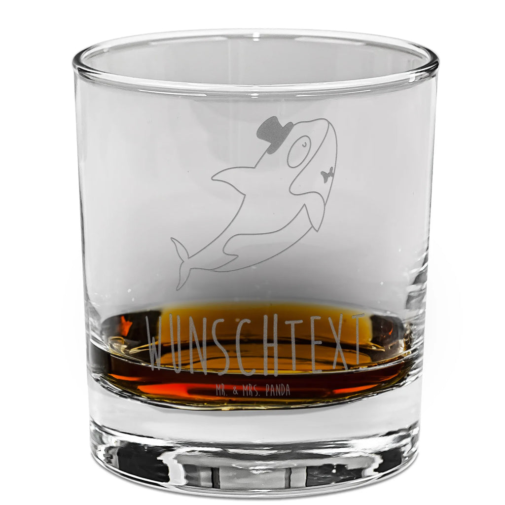 Spersonalizowana szklanka do whisky Orka cylinder Zwierzeta morskie, Morze, Wakacje