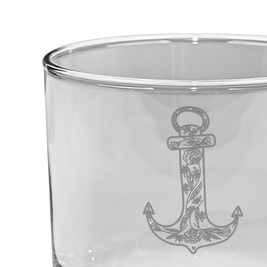 Personalized Whiskey Glass anchor Blue small animals, cute, funny, cute animal motives, hand drawn, small world, funny sayings, good mood, happy, gifts, gift ideas, special gifts, animal lover, card