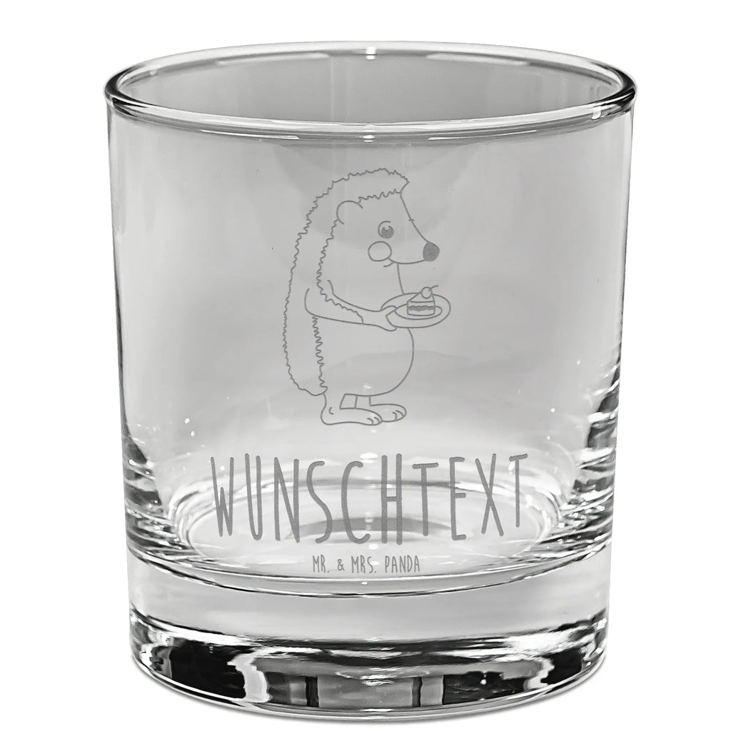 Personalized Whiskey Glass Hedgehog piece of cake small animals, cute, funny, cute animal motives, hand drawn, small world, funny sayings, good mood, happy, gifts, gift ideas, special gifts, animal lover, card, food saying, hedgehog, birthday cake, cake, bake cake, baking gift, invitation party