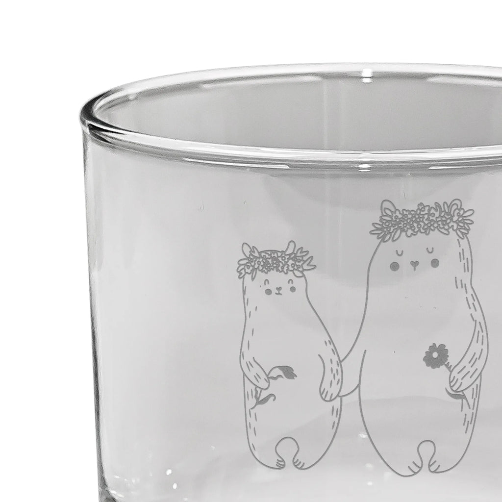 Spersonalizowana szklanka do whisky Niedźwiedzie z wianuszkiem Rodzina, Dzień Ojca, Dzień Matki, brat, siostra, mama, tata, babcia, dziadek